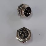 Connettore maschio da pannello 4 poli Connettore maschio da pannello 4 poli